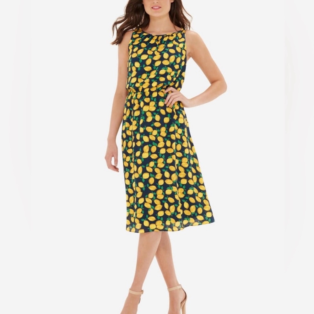 The Limited Lemon Midi Dress